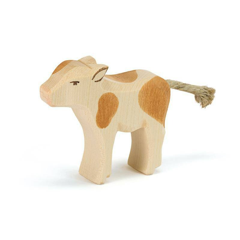 Ostheimer Brown and White Calf Standing - Bella Luna Toys