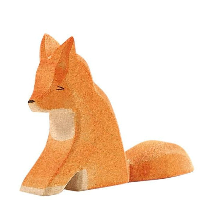 Ostheimer Fox, Sitting-wooden figure- Bella Luna Toys