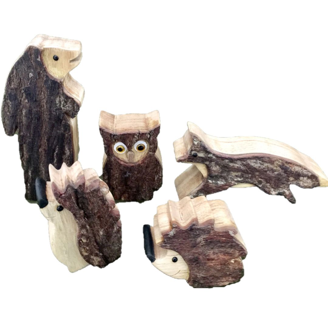 Papoose- Woodland Animals- Wooden Toys- Bella Luna Toys