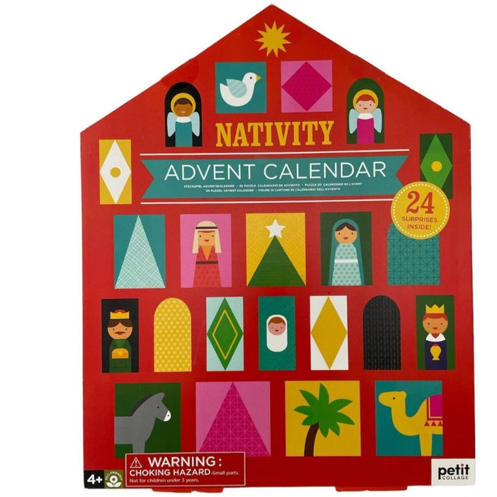 Petit Collage - Nativity Pop-Out Advent Calendar - Bella Luna Toys