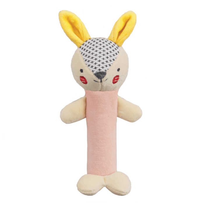 Petit Collage - Organic Bunny Squeaker - Bella Luna Toys