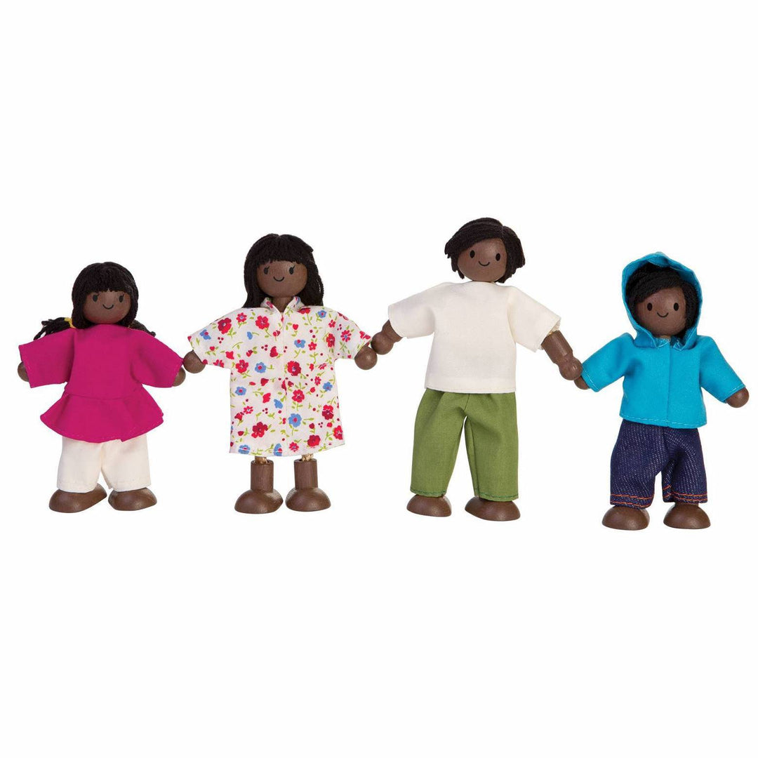 Plan Toys Dollhouse Family - African-American -7416 - Bella Luna Toys