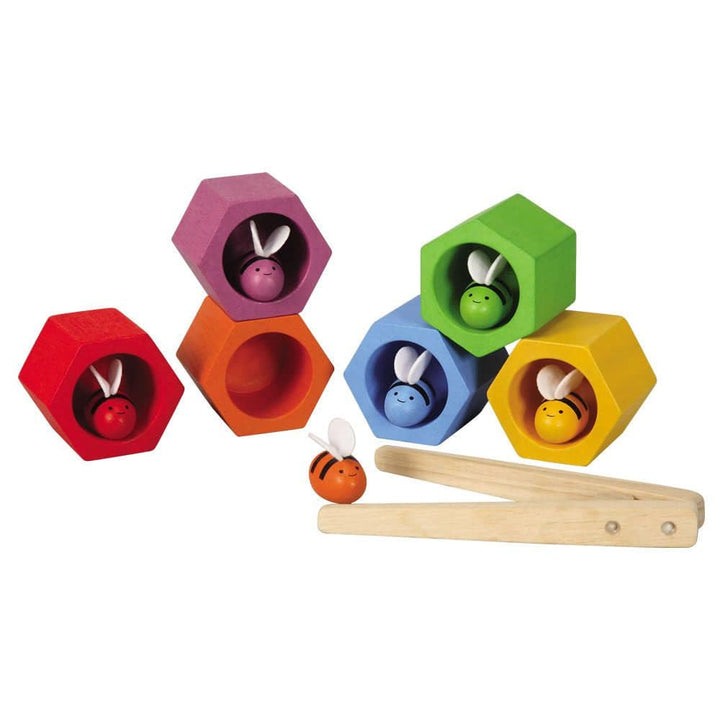 Plan Toys - Wooden Beehives Puzzle Game - Bella Luna Toys
