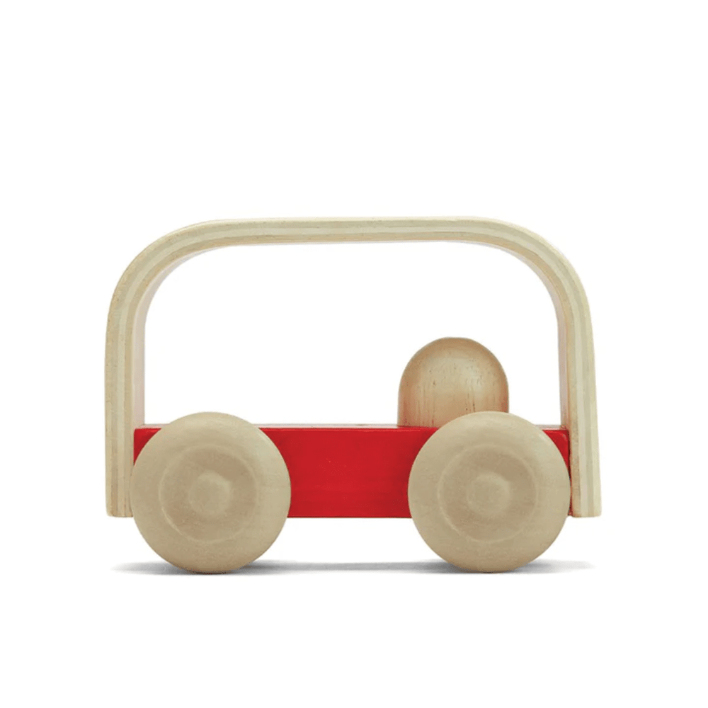 Plan Toys - First Wooden Bus - Vroom Series - Bella Luna Toys