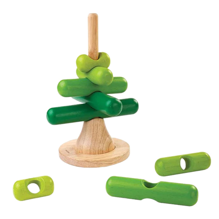 Plan Toys Stacking Tree- Wooden Toys- Bella Luna Toys
