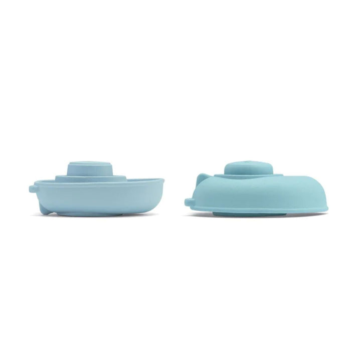 Plan Toys - Rubber Convertible Boat – Pastel Blue - Bella Luna Toys