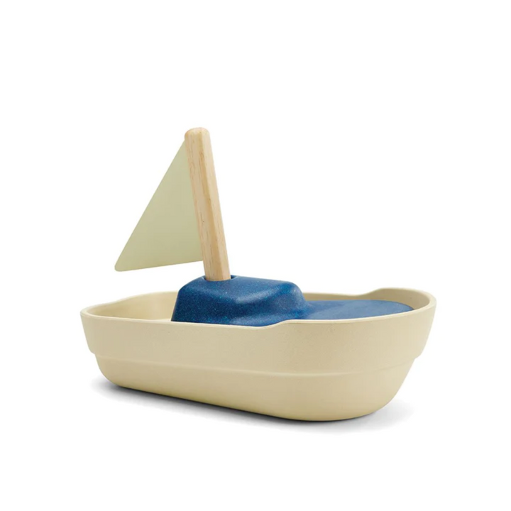 PlanToys- Picture of sailboat bath toy- Bella Luna Toys