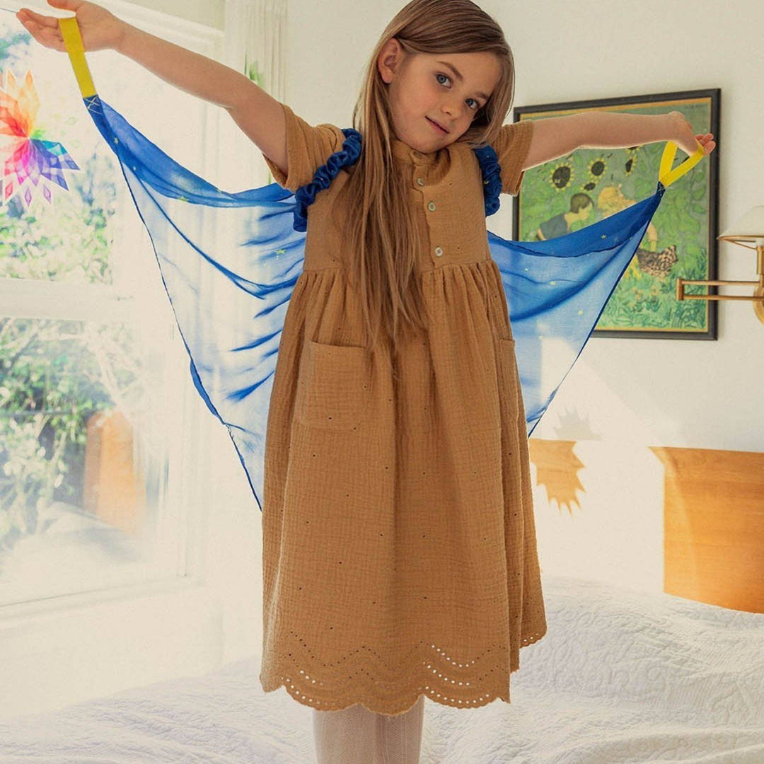 Sarah's Silks - Silk Fairy Wings - Starry Night - Bella Luna Toys