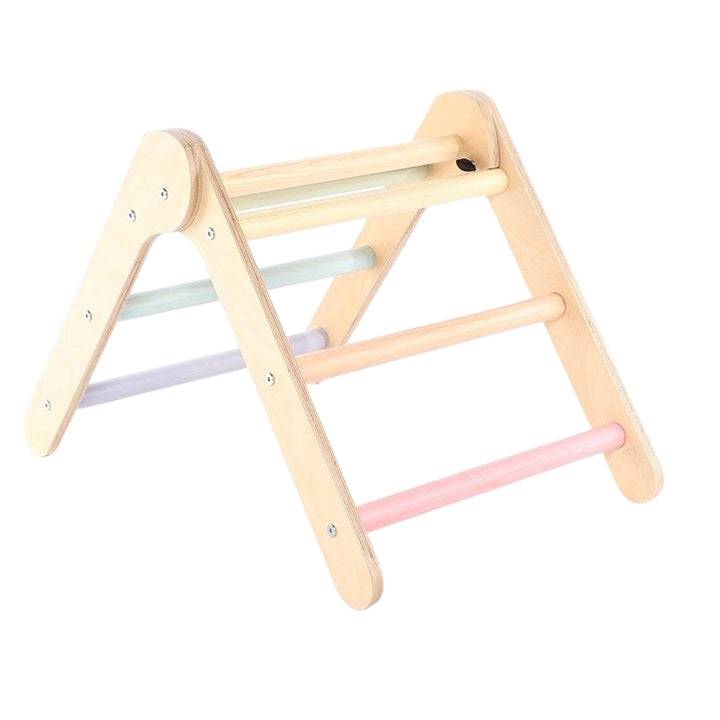 Sawdust & Rainbows - Little 'Un Pikler Wooden Climbing Frame - Pastel - Bella Luna Toys