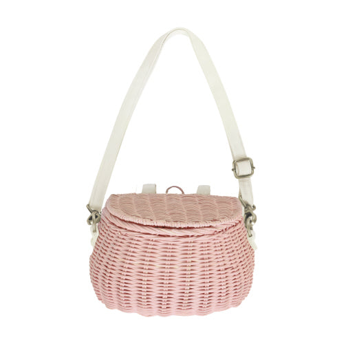 Olli Ella- Blush colored cross-body basket bag- Oompa Toys