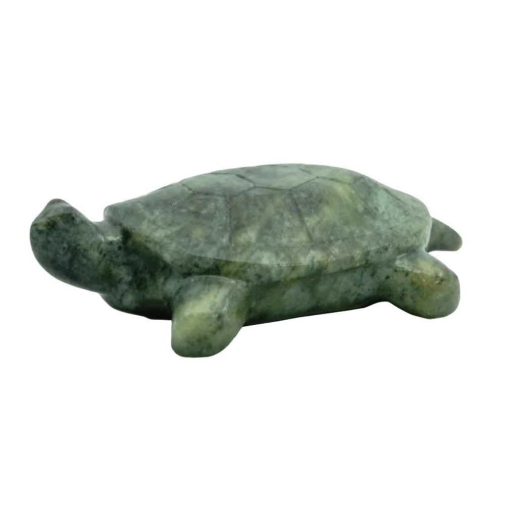 StudioStone- Green sea turtle carved out of soapstone- Bella Luna Toys