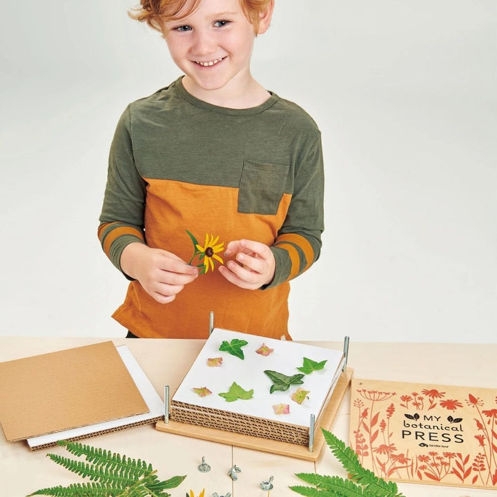 Tender Leaf Toys My Botanical Press- Wooden Toys- Bella Luna Toys