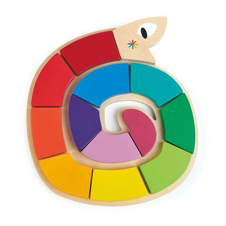 Tender Leaf Toys - Color Me Happy Snake Puzzle - Bella Luna Toys