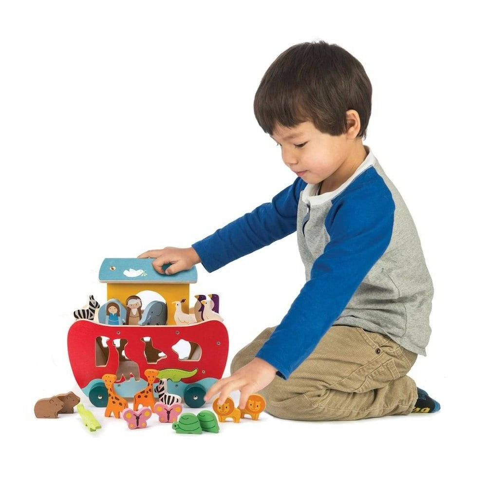 Tender Leaf Toys - Noah's Ark Shape Sorter - Bella Luna Toys
