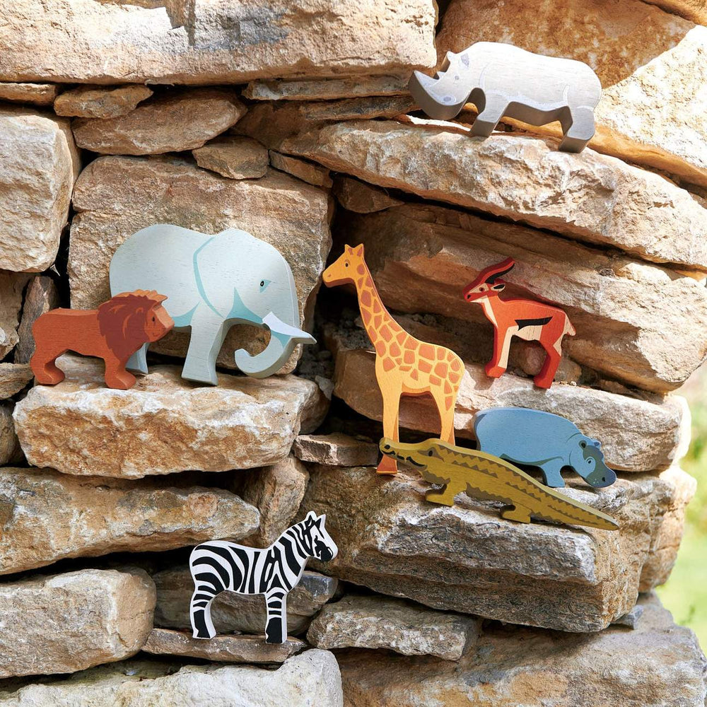 Tender Leaf Toys - Safari Animals Set - Bella Luna Toys