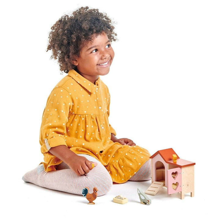 Tender Leaf Toys Wooden Toy Chicken Coop - Doll & Action Figure Accessories - Bella Luna Toys