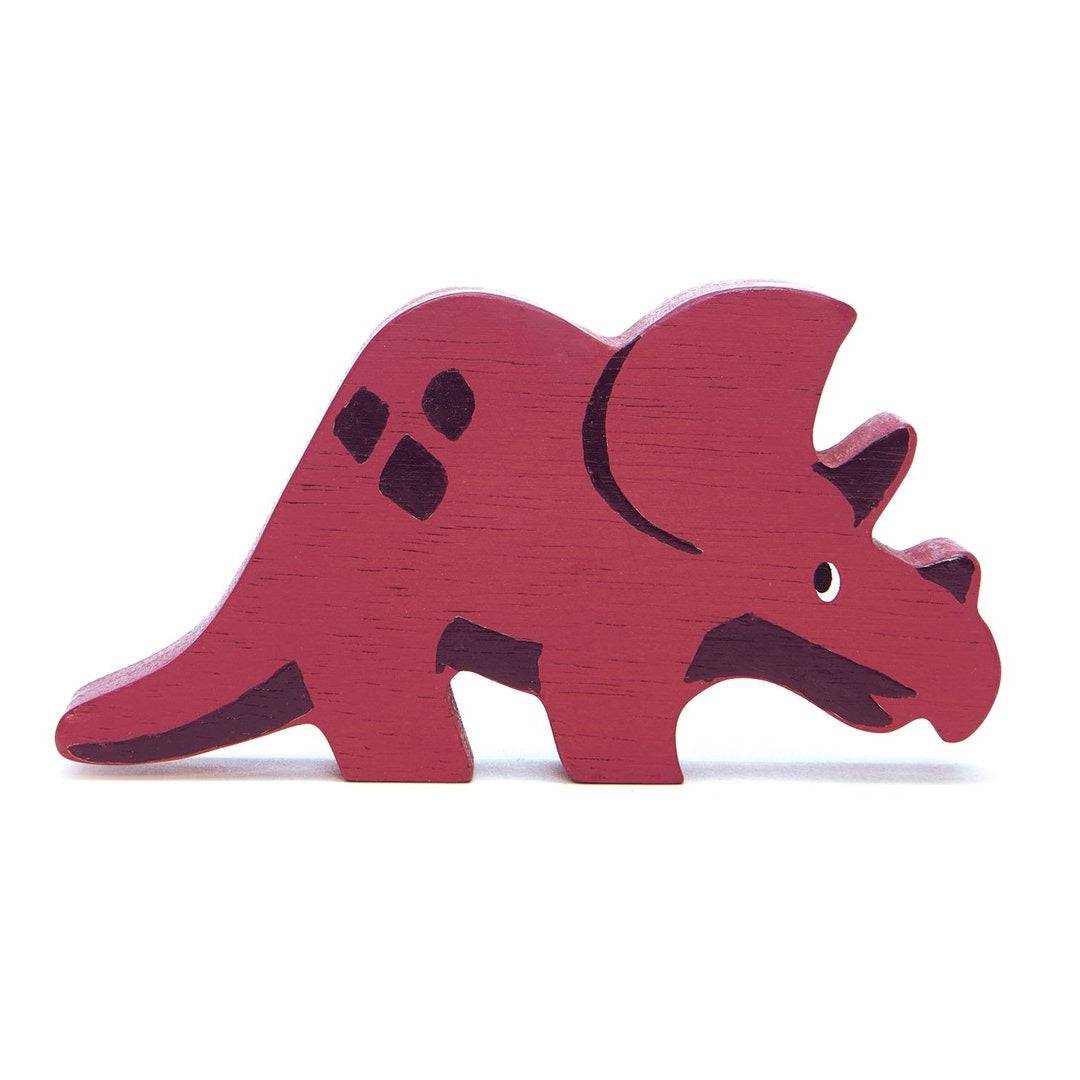 Tender Leaf Toys Wooden Triceratops - Action & Toy Figures - Oompa Toys