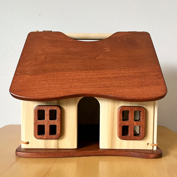 Thimbleberry Cottage - Classic Waldorf Wooden Dollhouse - Bella Luna Toys