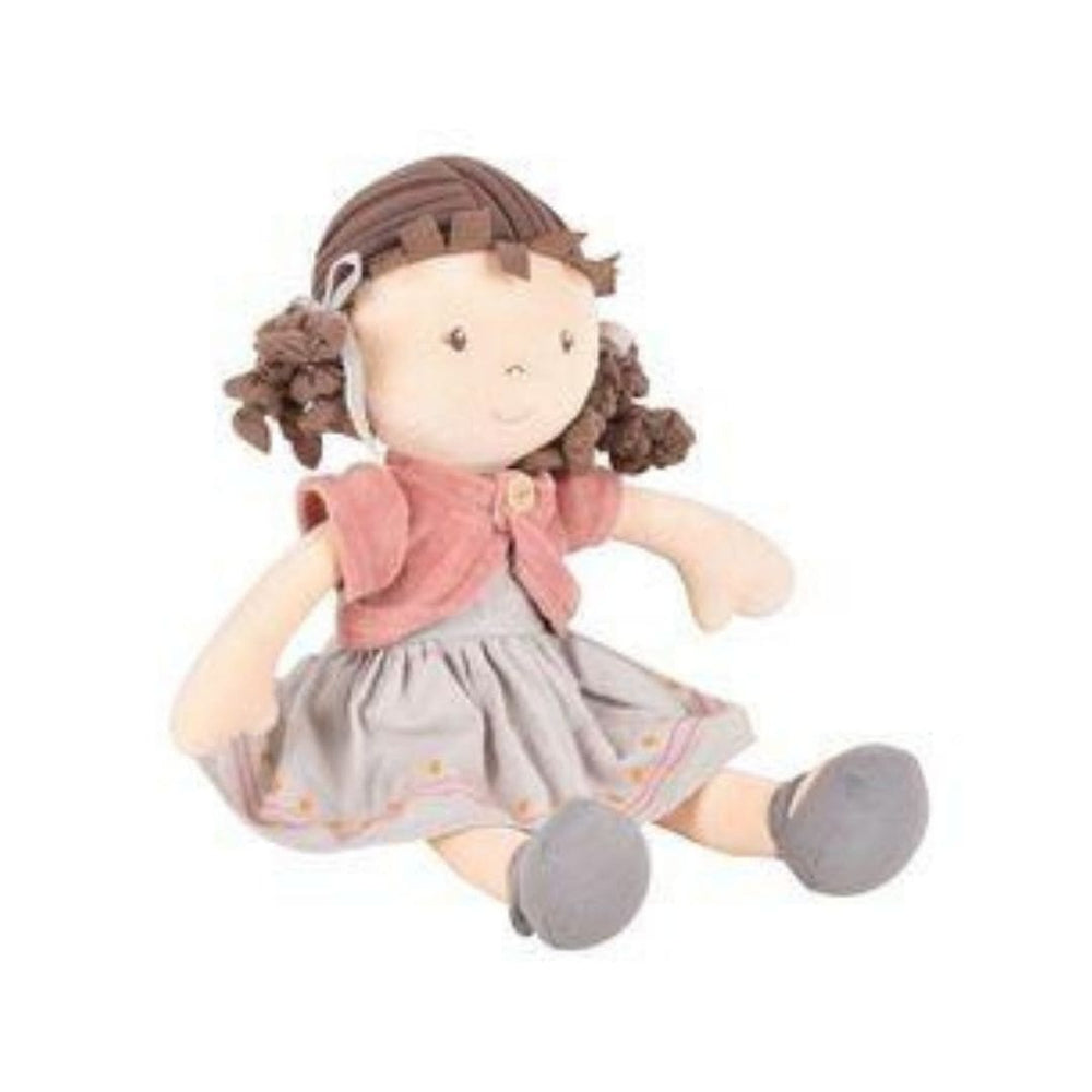 Tikiri Toys - Rose - Organic Doll with Brown Hair - Bella Luna Toys