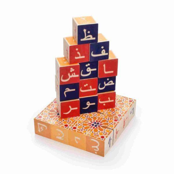 Uncle Goose - Arabic Wooden Alphabet Blocks