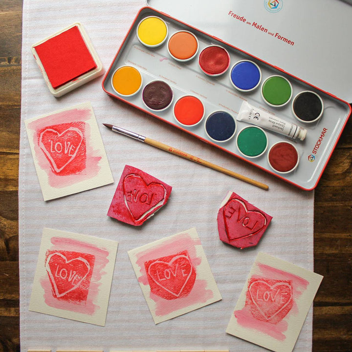 Carve-a-Stamp Kit - Lifestyle - Bella Luna Toys