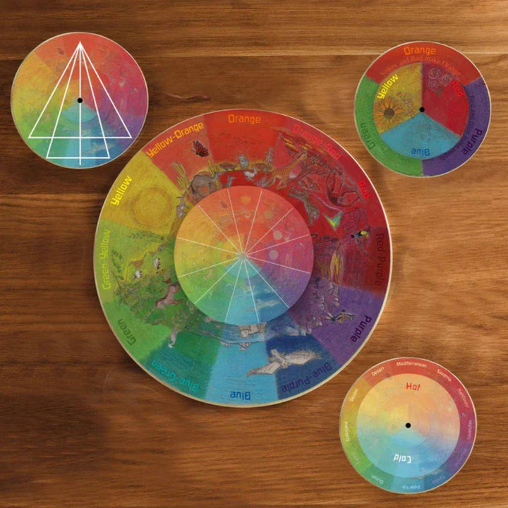Waldorf Family- Waldorf Family Color Theory Resource Wheels- Bella Luna Toys