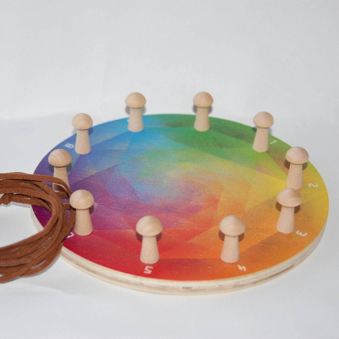 Waldorf Family Maths Wheel Without Cord - Bella Luna Toys