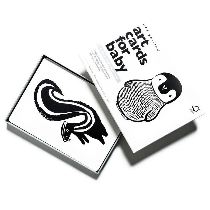 Wee Gallery - Black-and-White Collection Art Flashcards - Bella Luna Toys