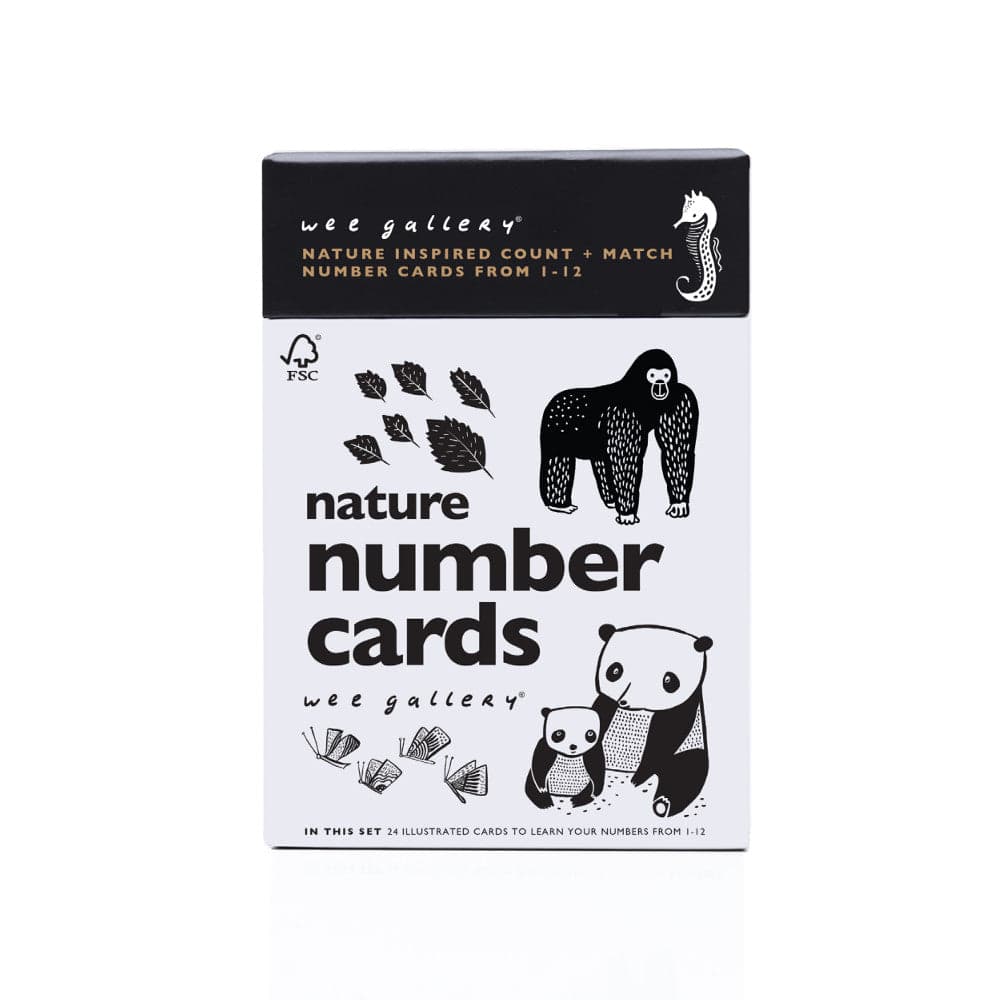 Wee Gallery - Nature Number Cards - Bella Luna Toys