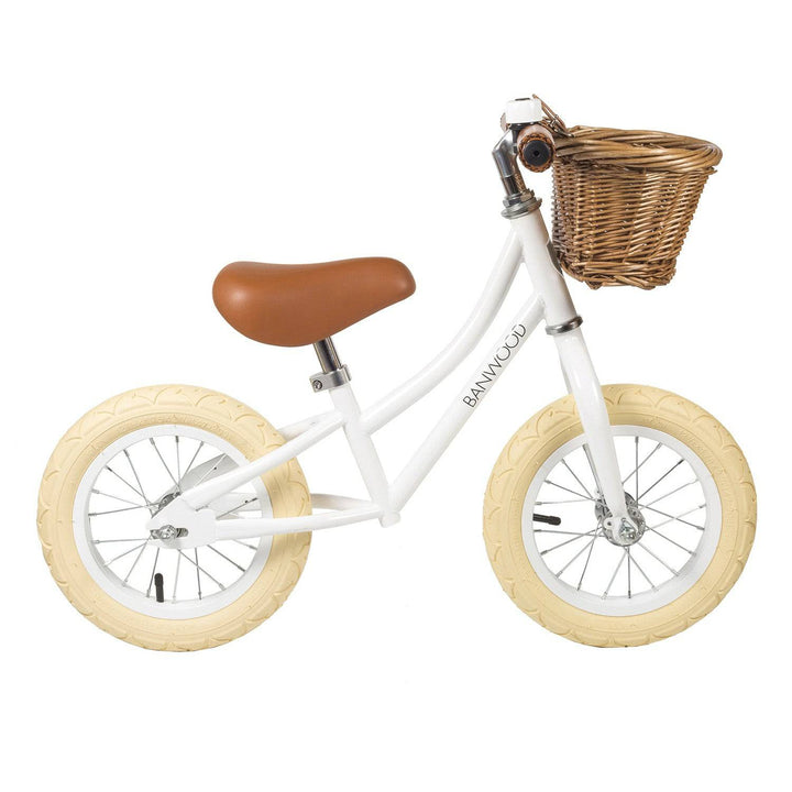 Banwood First Go Balance Bike - Curved Bar White - Bella Luna Toys