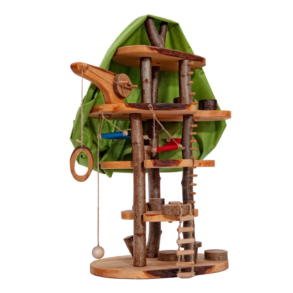 Magic Wooden Fairy Tree House Toy - Dollhouse