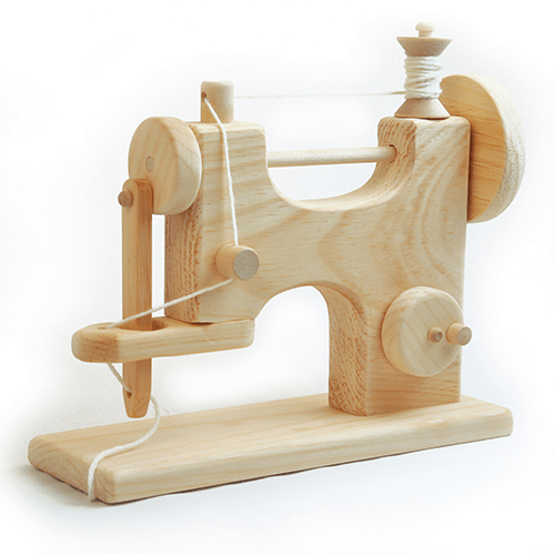 Wooden Toy Sewing Machine, Made in USA